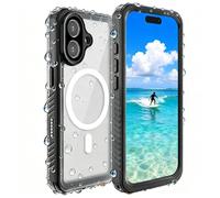 FYHCMC Coque étanche pour iPhone 17, compatible avec MagSafe, sous l'eau/aux chocs/à la poussière, coque intégrale scellée à 360 ° avec protection d'écran et appareil photo intégrés pour iPhone 17