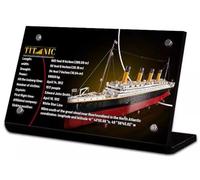 FYHCY Vitrine Compatible avec Le-Go Titanic 10294, Vitrine Anti-Poussière pour Modèles Titanic (Vitrine Uniquement) A,5mm