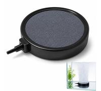 FYHJNC Disque de pierre à air d'aquarium de 10,7 cm, mousseur d'oxygène dissous pour aquarium, diffuseur en céramique compatible avec tuyau de 4 mm pour pompes à air, bassins hydroponiques (pompe à