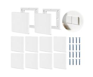 Fyhqwf 8 PièCes Cache Prise Murale | Plaques Murales Aveugles - Cache Interrupteur - Convient Aux BoîTiers De Commutation De Prises InutiliséS