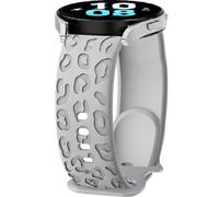 FYISWHO Bracelet Silicone pour Ticwatch E3 / E/GTH, 20mm Sport Leopard Bracelets de Remplacement pour Coros Pace 2 / Apex 2 / Apex 42mm