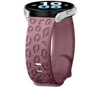 FYISWHO Bracelet Silicone pour Ticwatch E3 / E/GTH, 20mm Sport Leopard Bracelets de Remplacement pour Coros Pace 2 / Apex 2 / Apex 42mm