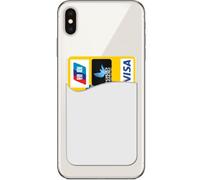 FYISWHO Porte Carte Autocollant Universel,étuis Cartes pour Vivo v29 x80 x90 Lite v23 v21 y76 y72 y70 y55,Porte-Cartes crédit Silicone pour Vivo y52 y36 y35 y33s y22s y21 y20s y16 y01 x51 x60 Pro 5g