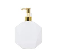 FYJL Distributeur Savon Distributeur de Savon de Salle de Bain emballé, crème for Les Mains, shampoing, Gel Douche, après-shampoing, 300 ML Distributeur Gel Douche(White)