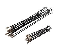 FYJL Lot de 10 rayons de vélo 14 G et écrous avec un diamètre de 2 mm (288 mm)