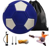 FYKZQWDS Swerve Lot de 4 balles de football Curve Magic Swerve Ball Bleu et blanc Convient pour les amateurs de sport et l'amélioration de la condition physique
