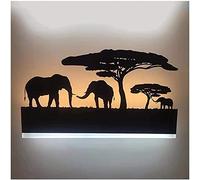 FYLARY Applique Murale Interieur LED 12W Lampe Murale Moderne Applique Luminaire Haut et Bas pour Chambre Coucher, Salon, Hôtel, Escalier, Allée, Bar,Elephants
