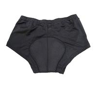 Fymlok Cuissard de Cyclisme,Cycliste Homme Équitation VTT Shorts Vélo Route Slip sous-vêtements Faire du vélo Respirant 3D Gel Pad Confortable(Black,L)