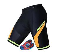 Fymlok Cuissard de Cyclisme,Cycliste Homme Short de Cyclisme for Hommes, Short de Cyclisme d'été rembourré 9D, Collants Courts, Pantalons Respirants for vélo de Montagne(5,5XL)