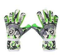 Fymlok Gants de Gardien de But Gants Professionnels Gardien de But avec Protection des Doigts épaissie 4 mm(Size 7)