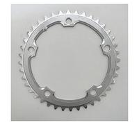 Fymlok Plateau de Vélo,Plateau étroit et Large Chaîne à vélo de Roue à chaîne 130 BCD Pièces de vélo Pliantes Crankset 38T 39T 40T 42T 44T 48T Bague(130 BCD 40T)