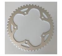 Fymlok Plateau de Vélo,Plateau étroit et Large Chaîne à vélo de Roue à chaîne 130 BCD Pièces de vélo Pliantes Crankset 38T 39T 40T 42T 44T 48T Bague(130 BCD 48T)
