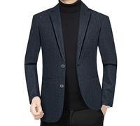 FYMLP Spring Business Casual Suit Jacket Mens Lightweight Slim Fit Blazers Casual Two Button Travel Suit Coat(XL)