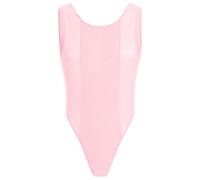 FYMNSI Body string transparent pour homme - Débardeur, maillot de corps, sous-vêtement, t-shirt pour homme, Rose, S