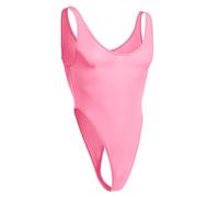 FYMNSI - Body transparent pour homme - Sans manches - Maillot de corps - Sous-vêtements - Maillot de musculation - Débardeur - Lingerie, Rose, taille unique
