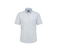 FYNCH-HATTON Chemise à manches courtes en coton avec imprimé intégral et col boutonné, New Breeze, XXL