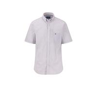 FYNCH-HATTON Chemise à manches courtes en coton avec motif minimal, Peony (bordeaux), 3XL