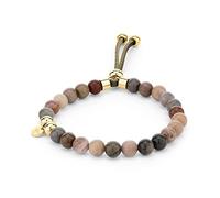 FYNCH-HATTON FHJ-0094-B-16 Bracelet avec perles de pierre en acier inoxydable, or (placage ionique)
