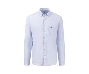 FYNCH-HATTON Hemden 10005500 T-shirt Oxford avec col boutonné, Bleu clair, XXXL