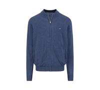 Fynch Hatton Sfpk212 Full Zip Sweater Bleu L Homme