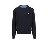 FYNCH-HATTON Pull en tricot fin avec col rond, charcoal, XL