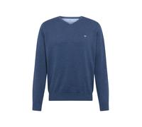 Fynch-Hatton Homme Pullover, V-Neck Pull Not Applicable, Bleu (Night 680), Large