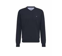 Fynch-Hatton Homme Pullover, V-Neck Pull Not Applicable, Bleu (Navy 690), Medium