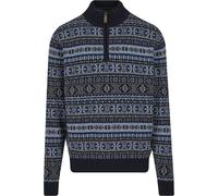 FYNCH-HATTON Pull-over bleu marine / saphir / gris, Taille XXL