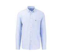 FYNCH-HATTON Weiches Oxford Hemd aus Baumwolle Light Blue/XXL Chemise à Bouton Bas, Bleu Clair, Mixte