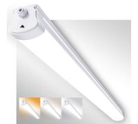 Fynokst Lot de 1 Réglette LED 120 cm, 36W 3960 LM Neon LED, 3 Couleur (3000K/4000K/6500K) IP65 extérieur étanche, Tubes Lumineux pour garage, Cave,entrepôt, bureau, atelier, éclairage de cuisine