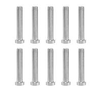 FYOBOT 10 PièCes SéRies Goujon en Acier Inoxydable Embout de Goujon Embouts FiletéS Goujon Apparié avec Tendeur de Câble pour Kit de Garde-Corps de Câble de 1/8 Pouce