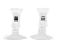 FYOBOT 2 PCS 47mm Clair Plastique Mur Ventouse Pince Epingle