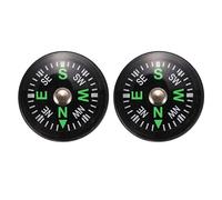 FYOBOT 2X Boussole à Bouton Rempli D' - Ultra Compact 20 mm - Mini SAS Survival