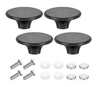 FYOBOT 4 Ensembles de Bouton de Four Hollandais Bouton de Remplacement en Bak¨¦Lite Poign¨¦E de Couvercle de Pot pour le Creuset, Aldi, Lodge Four Hollandais ¨¦Maill¨¦