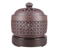 FYOBOT Aromathérapie Électronique Brûleur d'Encens Électrique Essentielle Veilleuse 220V Réglage de la Température de Synchronisation, S
