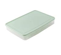 FYOBOT Boite a Oeufs en Plastique Boite de Rangement d'oeufs de Cuisine 24 Grille Porte-Oeufs Empilable congelateur Stockage organisateurs conteneur de Stockage d'oeufs Vert