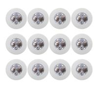 FYOBOT Dessous de Verre ¨¤ LED, Paquet de 12 sous-Verres, Lumi¨¨Res de Bouteille ¨¤ LED, Disques de sous-Verres ¨¤ Autocollants ¨¤ LED Qui S'Allument pour Une Tasse ¨¤ Lumi¨¨Re Flash