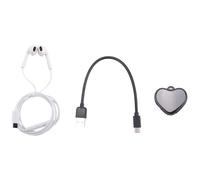 FYOBOT Enregistreur Vocal 64 Go Pendentif en de C?Ur Dictaphone R¨¦Duction du Bruit HD Activ¨¦ par la Enregistreur de R¨¦Union D'