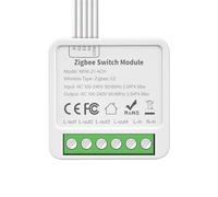 FYOBOT Interrupteur Marche/Arrêt à 4 Voies Graffiti Smart ZigBee Interrupteur Marche/Arrêt Intelligent à 4 Voies Mini Interrupteur à Boîtier Dissimulé