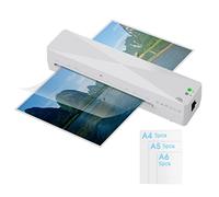 FYOBOT Machine ¨¤ Plastifier ¨¤ Chaud A4 Machine ¨¤ Sceller en Plastique Automatique Machine ¨¤ Plastifier avec Film Plastique 15 Pi¨¨Ces Prise UE