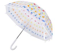 FYOBOT Parapluie à Bulles Transparent pour Enfants Parapluies pour Enfants et Femmes pour et Femmes Parapluie de Mode Transparent à Long Manche