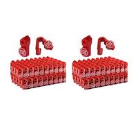 FYOBOT Peg Hook Lock Stop Lock 200 Pièces En Plastique Rouge Stop Lock Antivol Verrouillage Détail Pin Crochet Sécurité Affichage Crochet Verrouillage
