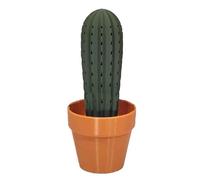 FYOBOT Porte-Cure-Dents Cactus, Cactus Cure-Dents, Boîte à Cure-Dents en Pot de Simulation de Cactus Imprimé en 3D Vert Foncé