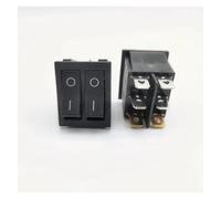 FYOCOXDS 1PCS KCD8 6PIN black 16A 250V 20A 125V Double Light Switch Rocker Switch ON-OFF KCD6