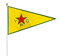 Fyon Unités de protection du peuple YPG ; bannière officielle armée du Comité suprême kurde 0,9 x 1,5 m