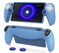 FYOUNG Coque de Protection pour PlayStation Portal, Coque de Protection en Silicone Souple avec Protection complète et poignées antidérapantes pour Lecteur à Distance PlayStation Portal (Bleu Clair)