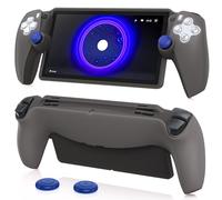 FYOUNG Coque de Protection pour Playstation Portal, Coque de Protection en Silicone Souple avec Protection complète et poignées antidérapantes pour Lecteur à Distance Playstation Portal (Gris)