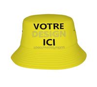 Fyralune Bob personnalisé Chapeau de Pêche Personnalisable pour Été et Aventure chapeaus bob - Ajoutez Un Design Unique Chapeau- Homme Soleil - Cadeau Drôle pour Vacances et Plein Air