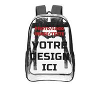 Fyralune Cartable Personnalisable Sac Personnalisée Avec Photo Texte Sac a dos Garçons et Filles Personnalisé Choisissez votre Image cartable idéal pour l'école ou le sport