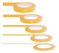 Fyrdm 5 Pièces Ruban Vinyle Pour Masquage de Précision, 3/5/7/10/15mm Rubans de Masquages Fine Line, Rouleaux de Ruban de Masquage per Projets de Bricolage, Surfaces Pour Nail Art, Sections D'agenda
